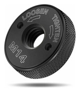 Sds Clic M14 snabbkopplingsmutter, för alla vinkelslipar Aeg, Black & Decker, Dewalt, Flex, Hitachi, Metabo, Makita etc. (1 spännhylsa) - Svart