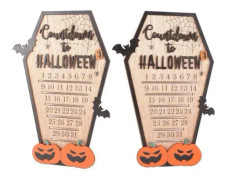 HURRISE Innovativ flyttbar Halloween-kalender för Halloween-nedräkning för hemfestinredning