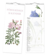 Födelsedagskalender Odaterad Växter Gullers