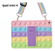 Dekompression Bubble Design iPad mini 4 Sleeve Stötsäkert Allround-skydd, med nackband