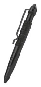 HURRISE Tactical Pen Multifunktionell Taktisk Tungsten Steel Skyddande Glas Breaker Pen Survival Tool (svart)