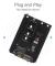 HURRISE M.2 till SATA M Key Högpresterande 22-stifts M.2 NGFF till SATA Adapter Plug and Play M.2 till SATA M Key