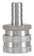 HURRISE Rostfritt stål Öl Quick Disconnect Stål Homebrew Brewing Quick Disconnect Set