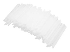 HURRISE Dental Sug Tube 200st Disposable Dental S Starka sugrör 2 Hål Salivspets Tandtillbehör