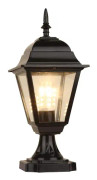 Trädgårdsstolpe Utomhus Stolpljus Traditionell Modern Pelarlampa Kolumnljusarmaturer Utomhus Stolpljus The Way Bordslampa Stolpljus Patio(Svart)