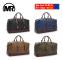 Markroyal Canvas Läder Herr Resväskor Handbagage Resväskor Herr Duffelväskor Handväska Resväska Stor Weekendväska Övernattning（Kaffebrun medium）