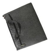 HURRISE Portfölj med dragkedja Vattentät portfölj med dragkedja, Creative Document Bag Refill Grå Svart