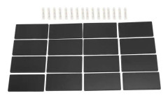 SALUTUYA Personlig namnbricka Tomma namnbrickor Gör själv gör MDF-material Deco Pack-hörn