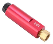SALUTUYA Resttrycksventil Resttrycksventil 3/8-24NPT, 10lb, aluminiumlegering, hög autobroms