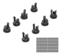 SALUTUYA LED-lampa diodhållare SALUTUYA light emitting diod hållarklämma Elektronisk diodhållare kit