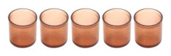 HURRISE Queen Rearing Cell Cup 500st Plast Brown Cell Cups Queen Rearing Honey Bee