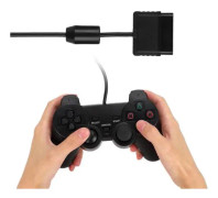 för PS2-kontroller Mycket känslig Dual Motor Wired Gamepad Spelhandtag för PS2 Game Console Controller