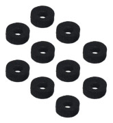 HURRISE Trumcymbaldelar 10st Cymbalfiltbricka Ersättningsdel Trumcymbalinstrument Tillbehör