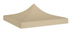 Mottagningstälttak 3x3 m Beige - FDIT - BEL-7076732152358 - UV- och vattentålig