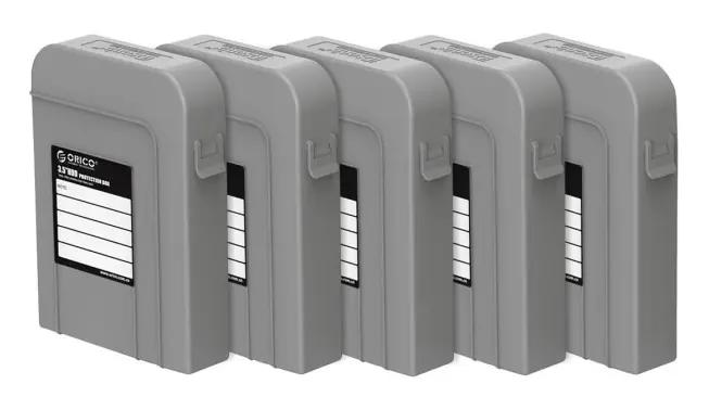 3,5 tums externt skyddande HDD-hårddiskfodral Hårddiskfodral HDD-skyddsfodral Stöttåligt dammtätt antistatiskt förvaringsfodral för 3,5 tums HDD