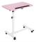 SIB Löstagbar bärbar dator 62~91,5 cm Höjdjusterbar multifunktionell rullsäng med böcker på hjul - Rosa