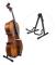 HURRISE Cello Ställ Justerbar Vikbar Cello Ställ Hållare A-Frame Musikinstrument Tillbehör Svart