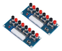 2-pack Xh-m229 24 Pins Power Dator Atx Power Supply Breakout Adapter Modul Stationär dator Chassi Power Atx Överför till annons
