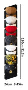 Baseballkepsställ hängande över dörren Cap Organizer w Black S