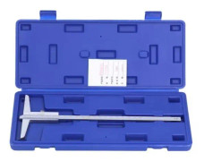 HURRISE djupmätverktyg Djup Vernier Bromsok Metallmått 0,02 mm Mikrometer Högprecisionsmätverktyg