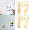 FHE- 100st Creative Glödlampa Formad Gem Gul Gem