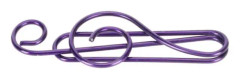 LIU-7708726358834-XIG Musik Gem 100 st Not Gem Creative Cute Music Wire Bokmärke Kompakt gem Lila