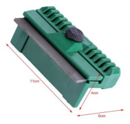 HURRISE Bar Dresser 11*6*4cm Universal Finstål Motorsåg Kedje Svärd Skena Dresser Gräsmatta Trädgårdsredskap