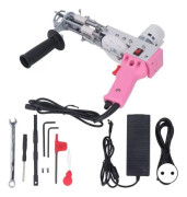 HURRISE Rug Tufting Gun, Tufting Gun 360° justerbart handtag för hem för mattvävning sybehörssömnad EU-plugg