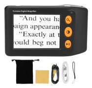 Digital videoförstorare 8 färglägen Ta bilder LCD-skärm Elektroniska läshjälpmedel med vikbart fäste