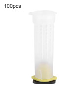 100 st Biodlingsuppfödningskoppsats Bee Queen Cages Roller Biodlarverktygsutrustning