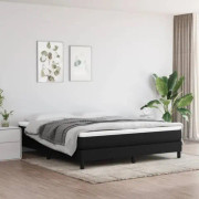 BEL-7667103832513-Sängfjäderbotten Svart 180x200 cm Tyg