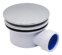 71108102 ABS Dome Extra-Flat Duschavlopp, vit