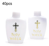 40:a 60 ml Creative Jesus Cross Pattern Holy Water Bottle Refil 40PCS