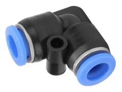 HURRISE Equal Armbow Pressure Pneumatic Fitting 10st Plast Equal Armbow Snabbkoppling Pneumatisk Luftslang Fitting