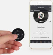 HURRISE Bluetooth4.0 fjärrkontroll för bil, ratt, telefon och media