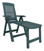 BEL-7329026746338-Grön plastfåtölj
