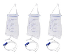 HURRISE lavemang väska 1000 ml HURRISE lavemang väska Set 10 delar lavemang väska Bidé hårdvara
