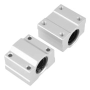 HURRISE Lager 4st/set SCS12UU 36 x 42 x 28mm Aluminium Rörelse Kullager Glidblock