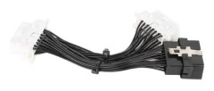 BEL-7643669829075-16Pin 1 Till 2 Obd2 Adapter Kabel Y Splitter Förlängningskabel för GPS bilkörningsinspelare