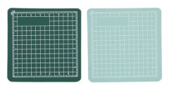 HURRISE Halkfri skärbräda 2st 8x8cm Mini självläkande skärmatta bräda Anti-halk PVC-dyna