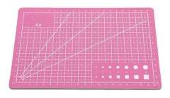 HURRISE Självläkande skärmatta A5 Slitstark PVC-skärmatta Cut Pad Board Självläkande Handgjorda DIY-verktyg Rosa