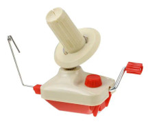 Garn Fibersnöre Ball Ull Winder Hållare Hand Manuell Stickrullmaskin Swift röd