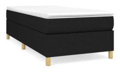 Sängfjäderbotten - FDIT - Svart - 90x200 cm - Tyg