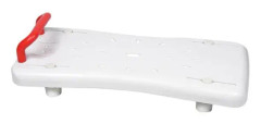 UISEBRT 70 x 31 x 5 cm Badkarssits, Badkarsbräda för sittande med rött handtag, justerbart avstånd