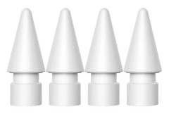 Apple Pencil-spetsar - 4-pack med högkänsliga spetsar, ersättningsspetsar för styluspenna, kompatibel med Apple Pencil 2:a och 1:a generationen