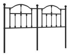 Svart sänggavel i metall 135 cm - FDIT - Klassisk - Tidlös - Vit - 142 x 3 x 97 cm