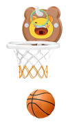 Mini set med sugkopp Punch gratis infraröd induktion Vikbar basketbåge för barn med boll