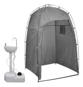 BEL-7667103875121-Bärbar campinghandtvätthållare med tält 20L