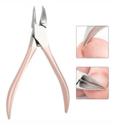 FIHERO Professionell nagelklippare i rostfritt stål Nageltrimmer Pedikyrverktyg (nagelklippare)