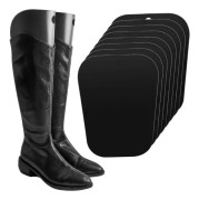 8 delar Boot Shoe Trees, Svart Boot Shaper, Återanvändbar Skohållare, Plast Shoe Tree, Hög Boot Hållare för kvinnor och män